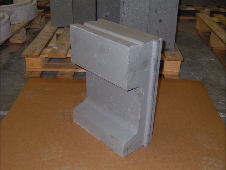 Lingl kiln bench wall block