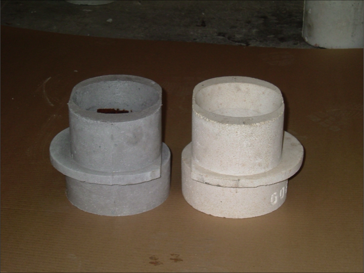 Ceric kiln elipse burner block