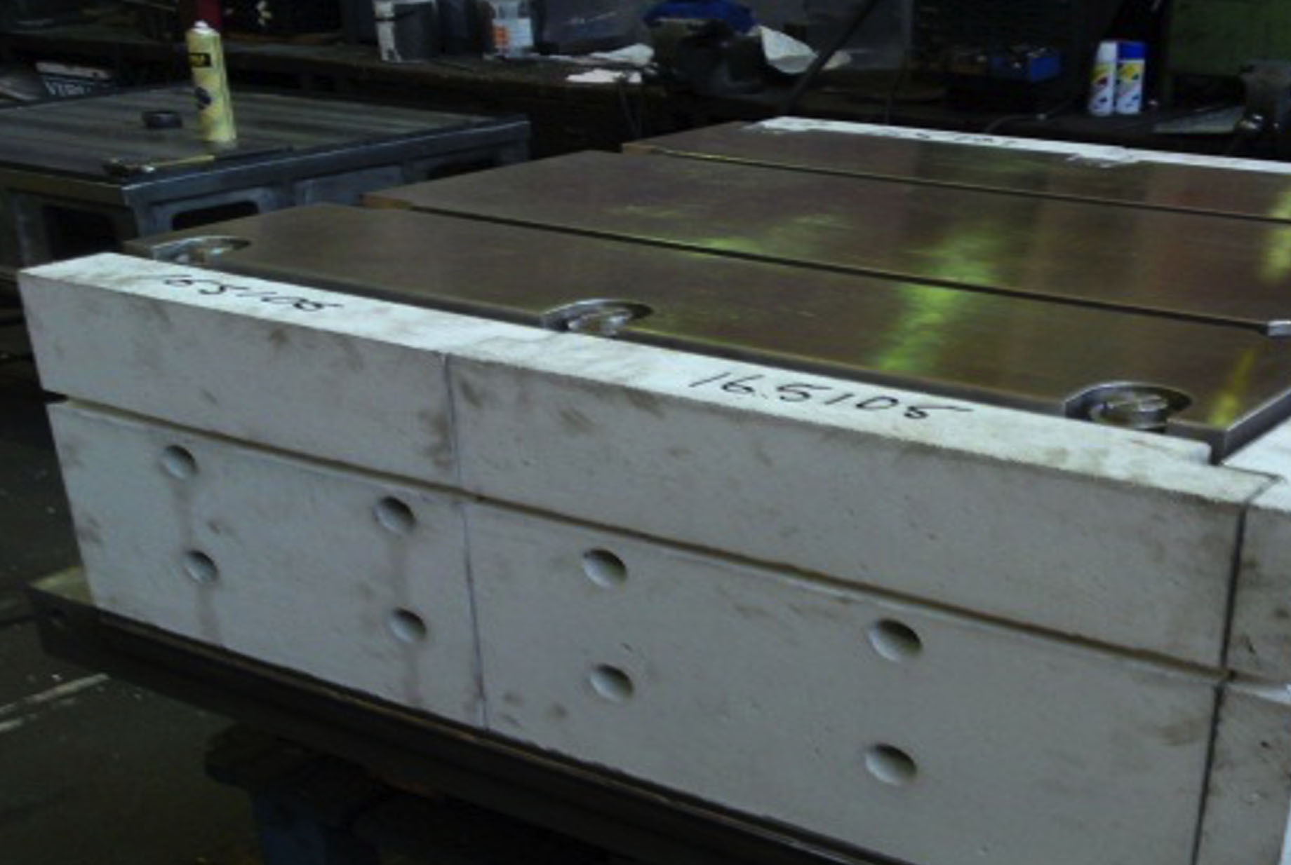 Platen Edge Insulation Blocks